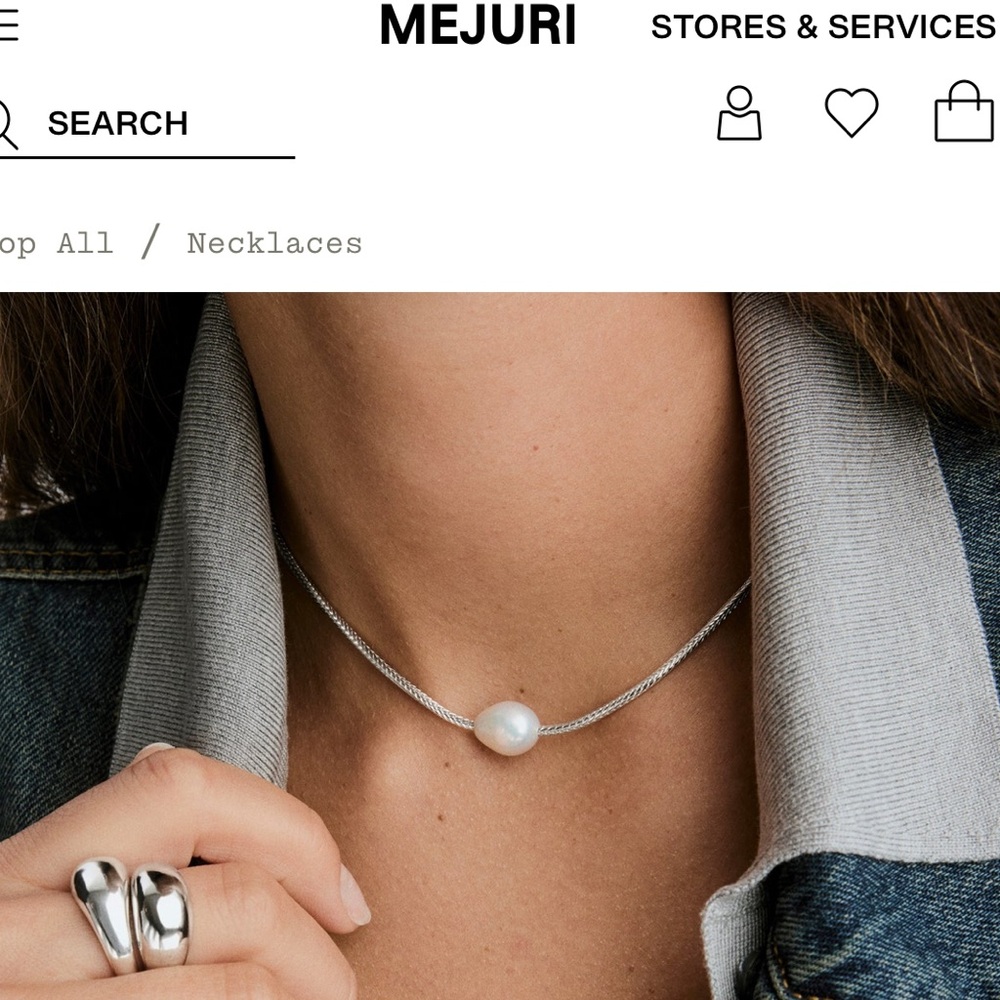 Mejuri Mia Slider Necklace